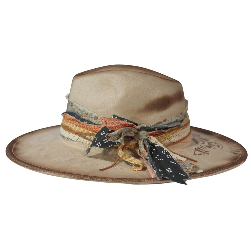 Betsy Simmons Desert Dreamscape Wool Flat Brim